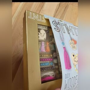 New! STMT DIY Wooden charm & Tassel Jewelry Art & Craft Kit by Horizon Group USA